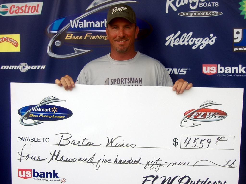 Image for Wines wins Walmart BFL event on Potomac River