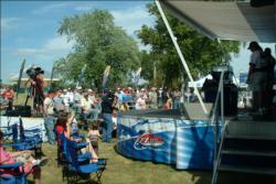 A good crowd turned out at Pioneer Point Marina to watch the day two weigh-in. All weigh-ins are free to the public.