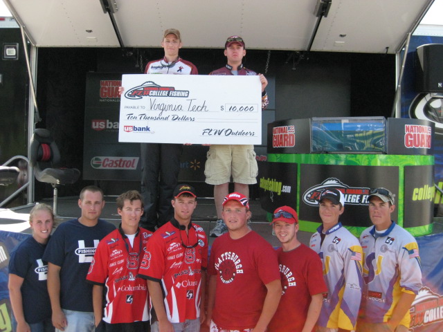 Image for Virginia Tech wins National Guard FLW College Fishing event on 1000 Islands