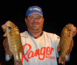 David Curtis is in second place after day one with 8 pounds, 12 ounces.