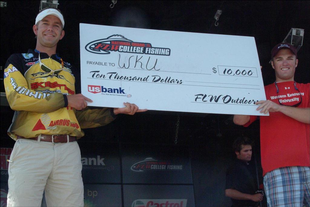 Image for Western Kentucky University wins National Guard FLW College Fishing event on Mississippi River