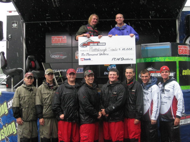 Image for Plattsburgh State wins National Guard FLW College Fishing event on Lake Champlain