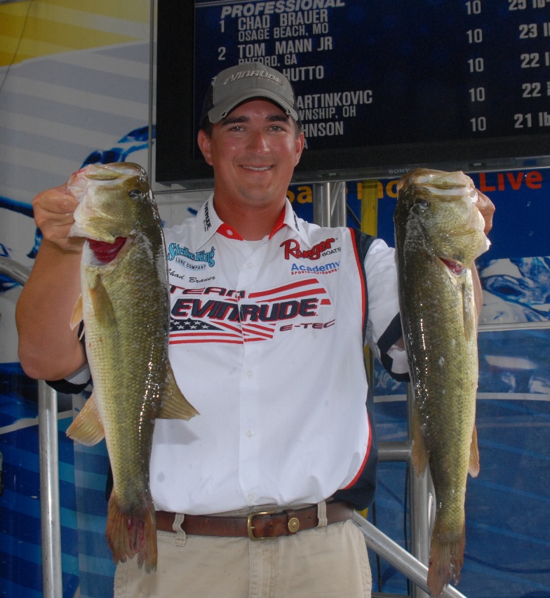 Image for Brauer leads Walmart FLW Series event on Clarks Hill Lake