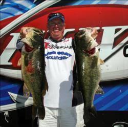 Making a change in the areas he fished rewarded Gene Gray with second place.