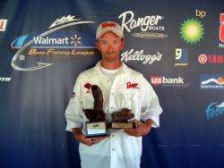 Mike Otto of Kettering, Ohio, earned $2,270 as the co-angler winner of the Sept. 12-13 BFL Buckeye Division event.