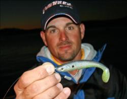 In second place, Shane Long will complement his jigging with a little swimbait action.