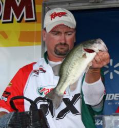 Downsizing to a 3/8-ounce jig helped Brien Vaughn fish slower in the post-frontal conditions.