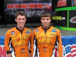 The University of Tennessee team of Nick Tate and Phillip Hopper, both from Knoxville, Tenn., placed third at Lake Guntersville, earning $4,000.