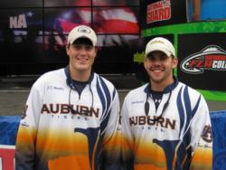 The Auburn University team of Sam Rochell of Elkmont, Ala., and J.T. Murphy of Auburn, Ala., placed fourth at Lake Guntersville, earning $3,000.