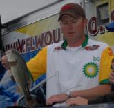 Casey Martin of Huntsville, Ala., finished second with a three-day total of 36 pounds, 13 ounces.