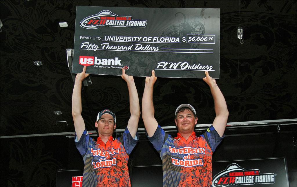 Image for University of Florida dominates National Guard FLW College Fishing Southeast Regional Championship
