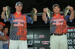 Although the kicker fish eluded them, UF's Matthew Wercisnki and Jake Gipson consistently caught fish for three days.