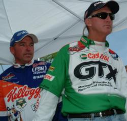 Giving credit where credit is due: Clark Wendlandt said winning the 2009 Angler of Year award would not have been possible without his roommate and long-time friend Mike Surman.