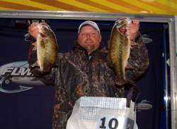 After day one on Sam Rayburn, third place belonged to pro Cody Woods, who weighed a limit of bass for 15-11.