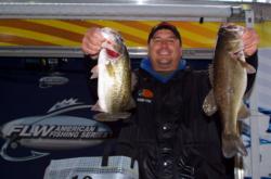 Pro Keith Caka held the fifth-place position after day one with 13-11.