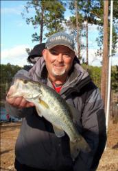 Co-angler Bo Standley climbed one slot to first place on day two of the American Fishing Series event on Sam Rayburn Reservoir.