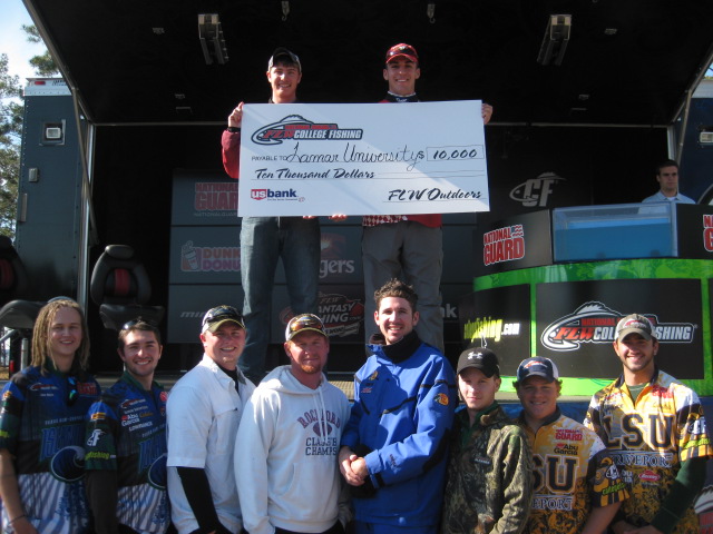 Image for Lamar University grabs win at FLW College Fishing event at Sam Rayburn Reservoir