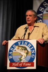 Irwin L. Jacobs speaks to the honor of being inducted into the 2010 Bass Fishing Hall of Fame class.
