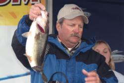 Pro Jeff McMillan of Belle Glade, Fla., finished the American Fishing Series event on Lake Okeechobee in second place.