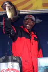 Co-angler Kevin Thomas of Miramar, Fla., missed out on a tournament title on Lake Okeechobee by a mere 5 ounces.
