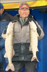 Illinois pro Mark Meravy is in fifth place after catching 33 pounds, 6 ounces on day one. 