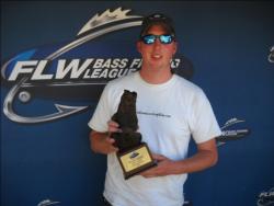 Co-angler Graham Johnston of Suwanee, Ga., won the April 10 BFL Bulldog Division tournament on Lake Lanier to earn $2,566.