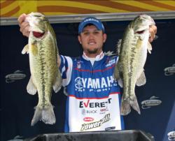 Arkansas pro Stetson Blaylock stuck with flipping and held his third place position.