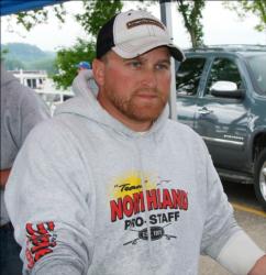 Pro Dusty Minke sits in second place with a two-day total of 50 pounds, 9 ounces.