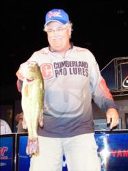 Boater Tee Watkins of East Point, Ky., is in second place after day two of the All-American with 25-6.