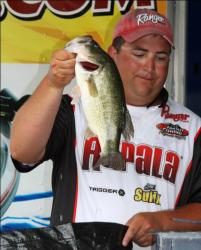 Finishing fourth, Chad Hicks caught the day