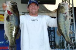 Pro Lorenzo Rossetti of Stockton, Calif., qualified for the finals on the Cal Delta after recording a whopping 28-pound, 4-ounce catch in today