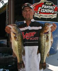 In third place, Lamonte Loyd threw a 3/4-ounce jig all day.