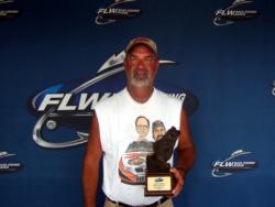 Kevin Doss of Windsor, Ill., earned $1,668 as the Co-angler Division winner in the in the BFL Illini Division event.