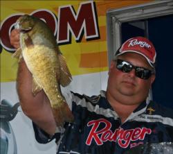 Dragging a Carolina rig produced the third place weight for Pat Eichmann.