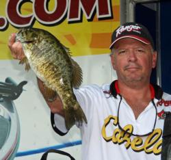 Day one leader Jeff Misaiko fished wacky-rigged Senkos and dropshots on day three.