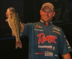 The biggest bass of the day, a 4-6, belonged to fifth place Brandon Hunter.