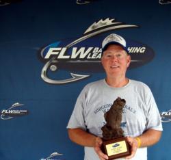 Co-angler Ray Yocum of Dayton, Ohio, earned $1,623 as winner of the Aug. 21 BFL Buckeye Division event.
