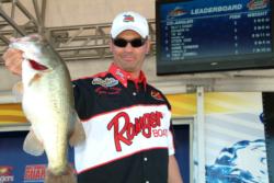 Jimmy Zanotelli of Redding, Calif., finished day two of the Lake Roosevelt event atop the leaderboard in the Co-angler Division.