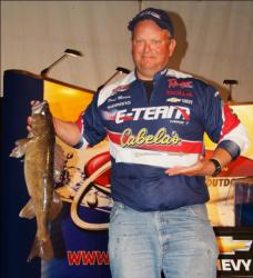 E-Team pro Paul Meleen finished fourth with a four-day total of 38 pounds, 15 ounces.