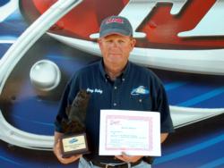 Greg Gilley of Boaz, Ala., won the co-angler title at the Oct. 14-6  BFL Regional Championship on Lake Guntersville to earn a Ranger boat.