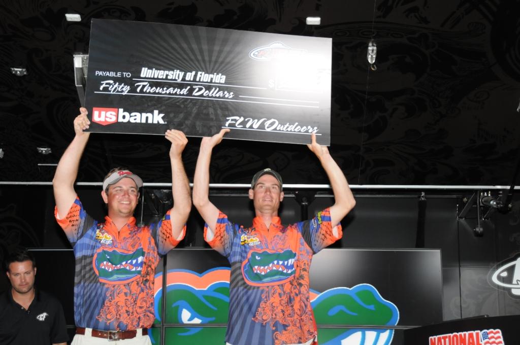 Image for University of Florida wins FLW College Fishing Southeast Division Regional Championship