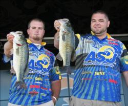 Spro frogs and shaky heads did the trick for Josh Seale and Austin Adcock of fourth place angelo State.