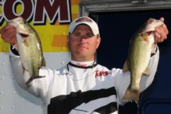 Co-angler Anthony Goggins of Auburn, Ala., finished third with a three-day total of 28-9.