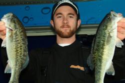Bryant Smith of Castro Valley, Calif., held onto the top spot in the Co-angler Division for a second consecutive day.