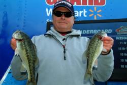 Heading into the finals, Lonnie Foster of Kneeland, Calif., owns the second qualifying position after boating a two-day limit weighing 14 pounds, 10 ounces.