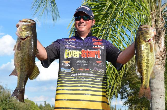 Randall Tharp caught a 31-pound, 10-ounce limit Friday to make the cutoff in fifth place.