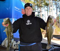 Pro Charles Bebber of Willis, Texas, placed fourth with 10 bass, 30-10, $7,562.