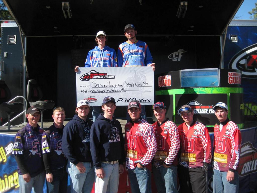 Image for Sam Houston State wins FLW College Fishing Texas Division event on Sam Rayburn Reservoir