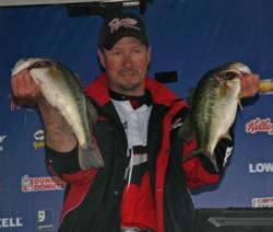 A combination of jigs, spinnerbaits and dropshots produced the winning catch for Mike Rychard.