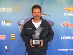 Co-angler Keith Sebastian of Rogersville, Mo., earned $1,921 as winner of the BFL Ozark event on Table Rock Lake.